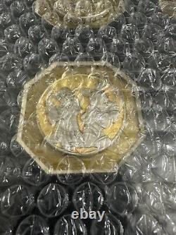 Star Wars Disney Weekend Commemorative Coin Set 24K Gold Overlay Coin LE 140/250