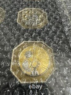 Star Wars Disney Weekend Commemorative Coin Set 24K Gold Overlay Coin LE 140/250