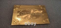 Super Mario Bros Gold Plated Commemorative Coin Set of 10 with COA & Display Case