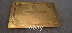 Super Mario Bros Gold Plated Commemorative Coin Set of 10 with COA & Display Case