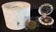 Swarovski Crystal Coin Box Hinged & 100 Year Commemorative Coin Signed Rare