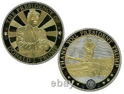 Thank You, President Trump Jumbo Commemorative Coin Proof $199.95