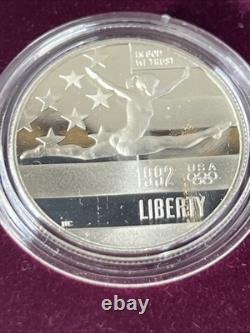 The 1992 U. S. Olympic Commemorative 3 Coin Set Gold/Silver OGP/COA LOT M-6