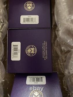 Three (3) 2022 National Purple Heart Hall of Fame Gold Coins