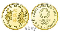 Tokyo 2020 Olympic Commemorative 10,000 yen GOLD Coin Victory Glory Mind Body JP