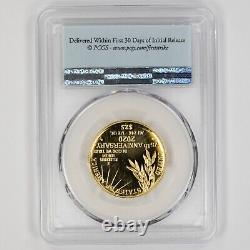 USA 2020-W $25 End Of World War II 1/2 OZ. 999 Fine Gold Coin PCGS PR69 DCAM