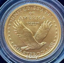 US 2016 W 1/4 Oz Gold Standing Liberty Quarter Centennial, Packaging COA Bullion
