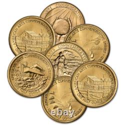 US Gold 1/2 oz American Arts Commemorative Medal BU Random Date