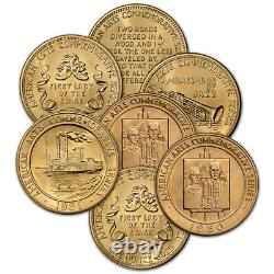 US Gold 1 oz American Arts Commemorative Medal BU Random Date