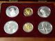 Us Mint 1984 Olympic Commeorative Silver/gold Proof & Uncirculated Set 6 Coins