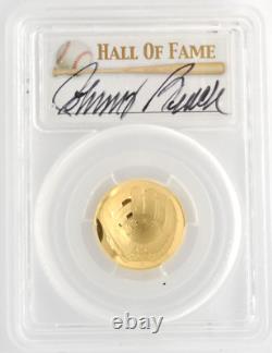 US Mint 2014-W $5 Gold Baseball Commemorative PCGS PR70DCAM Johnny Bench Signed