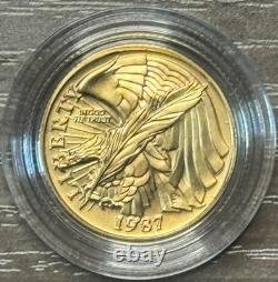 U. S. Constitution Coin Set $1 Silver & $5 Gold Uncirculated with Box & COA