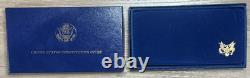 U. S. Constitution Coin Set $1 Silver & $5 Gold Uncirculated with Box & COA