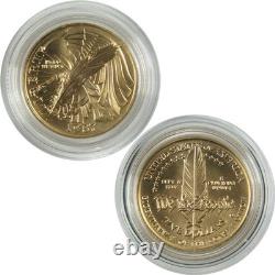 U. S. Constitution Commemorative 1987 W BU Choice Uncirculated Gold $5