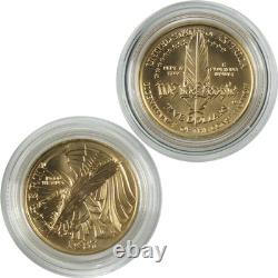 U. S. Constitution Commemorative 1987 W BU Choice Uncirculated Gold $5