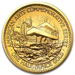 U. S. Mint 1/2 oz Gold Commemorative Arts Medal Frank Lloyd Wright
