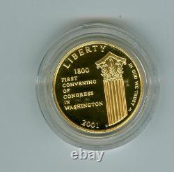 U. S. Mint 2001 U. S. Capitol Visitor Center Commemorative 3-coin Proof Set