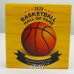 U. S. Mint 2020-W Basketball Hall of Fame $5 Gold Commemorative Coin w COA J622