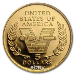 U. S. Mint Gold $5 Commem MS & PF-70 NGC/PCGS