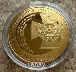 Victoria Cross Gold Fully Layered 24 Carat Commemorative Set In Case with COA