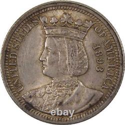 World's Columbian Isabella Commemorative Quarter 1893 AU SKUI7390