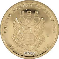 XXV Olympiad Commemorative 1992 W 90% Gold Proof $5 Coin