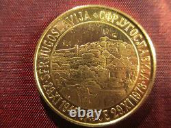Yugoslavia GOLD Commemorative coin, Josip Broz Tito, Jajce, 1943-1973, 8.00 gram