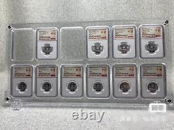 12 Grilles Boîtier de Protection en Acrylique pour Bureau pour Support ANACS/NGC/PCGS