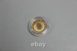 150e Anniversaire Smithsonian Commémorative Proof Five Dollar Gold Coin Box Coa