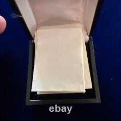 1776-1976 George Washington. Boîte et certificat de pièce commémorative en or fin de 500.