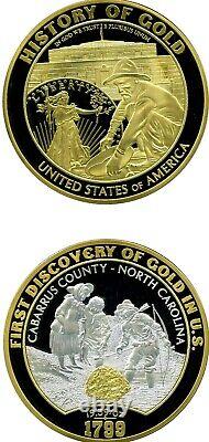 1799 Cabarrus County North Carolina Commemorative Coin Proof Lucky Money 139,95 $