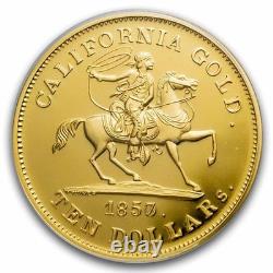 1857/0 10 $49er Cavalier. 935 Or Cal PCGS