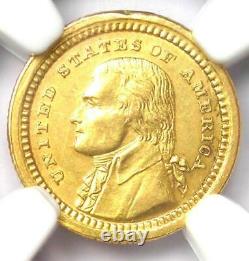 1903 Jefferson Commemorative Gold Dollar Coin G$ Certifié Ngc Au Détail