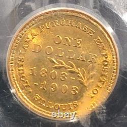 1903 McKinley 1 $ en or commémoratif PCGS MS64