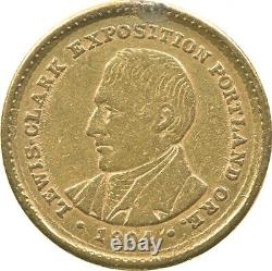 1904 $1 Dollar commémoratif en or Lewis And Clark 3262