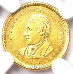 1904 Lewis & Clark Gold Dollar G$1 Certifié Ngc Au Détail Rare Coin