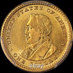 1904 Lewis et Clark Pièce Commémorative en Or de 1 $ PCGS MS64 Superbe Attrait Visuel