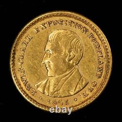 1905 G$1 Lewis et Clark Dollar en Or Commemoratif Luster SKU-G5526