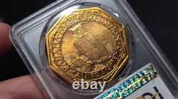 1915-S Pan-Pac Octagonal Or $50 PCGS MS 64