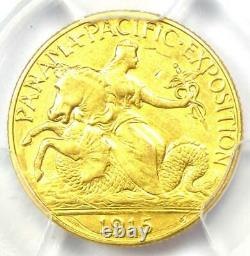 1915-s Panama Pacific Gold Quarter Eagle 2,50 $ Pièces Certifiées Pcgs Au Détails