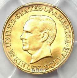 1916 Mckinley Pièce Commémorative En Dollars D'or G$ Certifiée Pcgs Ms63 (unc Bu)