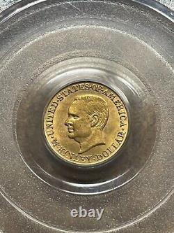 1917 $1 en or McKinley Président - Pièce commémorative de type US - PCGS MS63 - 5000 frappées