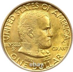 1922 Grant, Avec étoile G$1 PCGS MS 66 Dollar commémoratif en or précoce