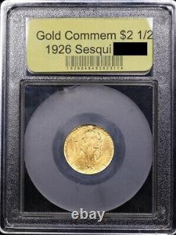 1926 $2 1/2 Sesqui Liberty Gold Coin $2.5 Plus frais que l'aigle américain à tête indienne