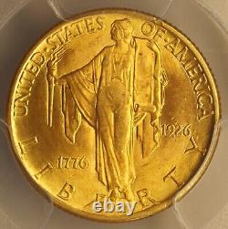 1926 PCGS MS64+ ? Plus U. S. Sesquicentenaire 2,5 $ en or ? Attrait visuel exceptionnel