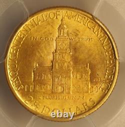 1926 PCGS MS64+ ? Plus U. S. Sesquicentenaire 2,5 $ en or ? Attrait visuel exceptionnel