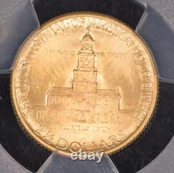 1926 P Or 2,5 $ Sesquicentenaire COMMÉMORATIF PCGS MS-65