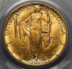 1926 Pcgs Ms63 Sesquicentennial $2.50 Gold Commemorative<br/>
	<br/>
 Traduction en français : Commémorative en or de 2,50 $ de 1926 Pcgs Ms63 pour le sesquicentenaire