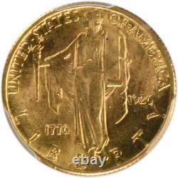 1926 Sesquicentenaire 2,50 $ Or MS63 PCGS