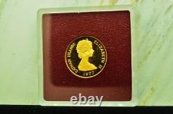 1977 Îles Caïmans 50 $ Or Épreuve Reine Marie I Commémorative